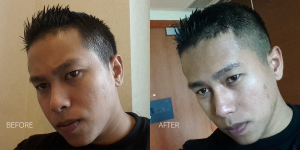 Before After Haircut